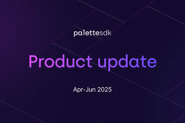 ZeroLight product updates - Palette
