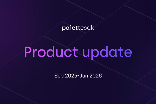 ZeroLight product updates - Palette