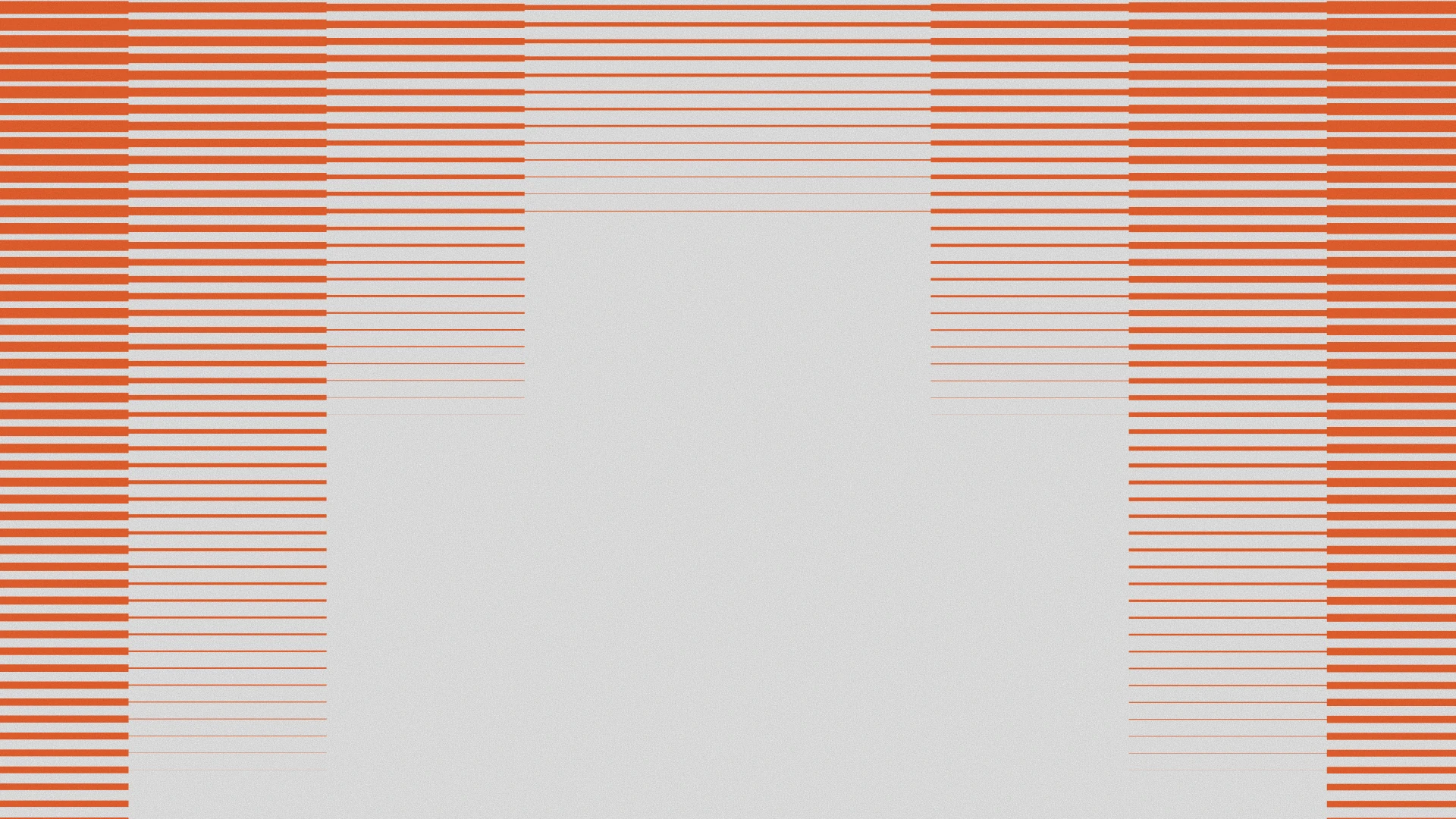 Iriscale line pattern in warm orange and cream