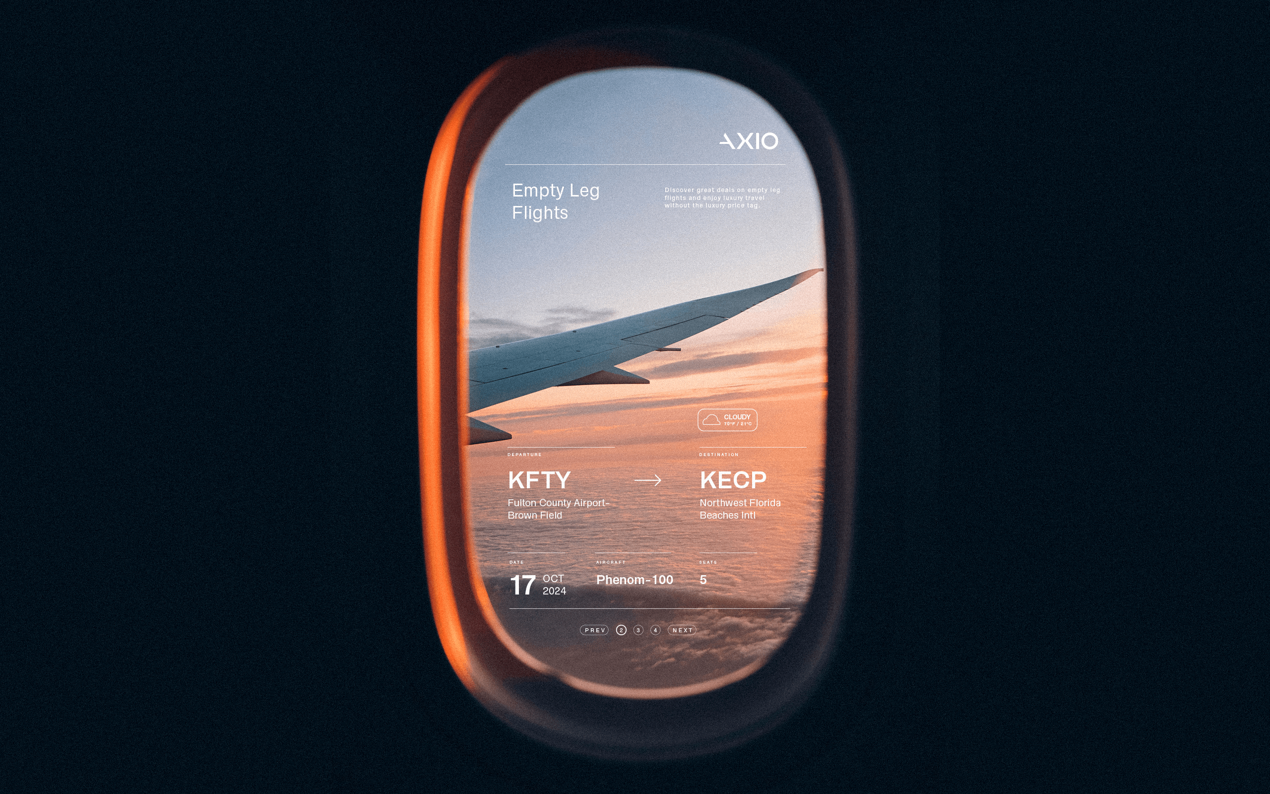 Axio flight data