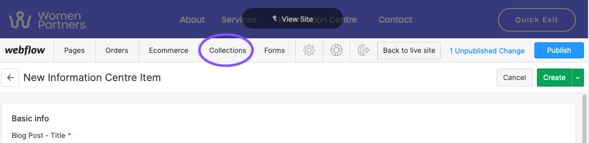 Editor instructions