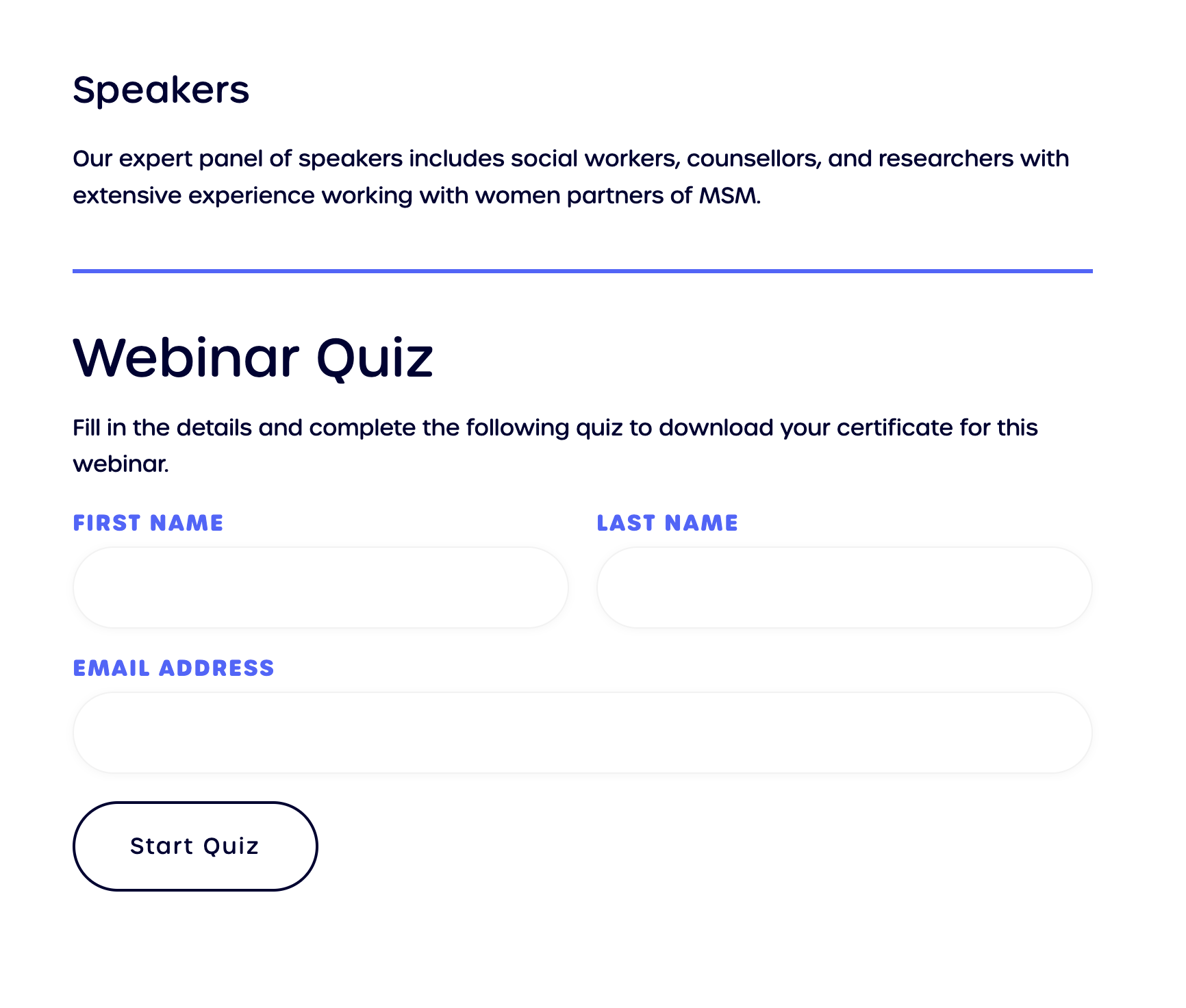 Webinar instructions