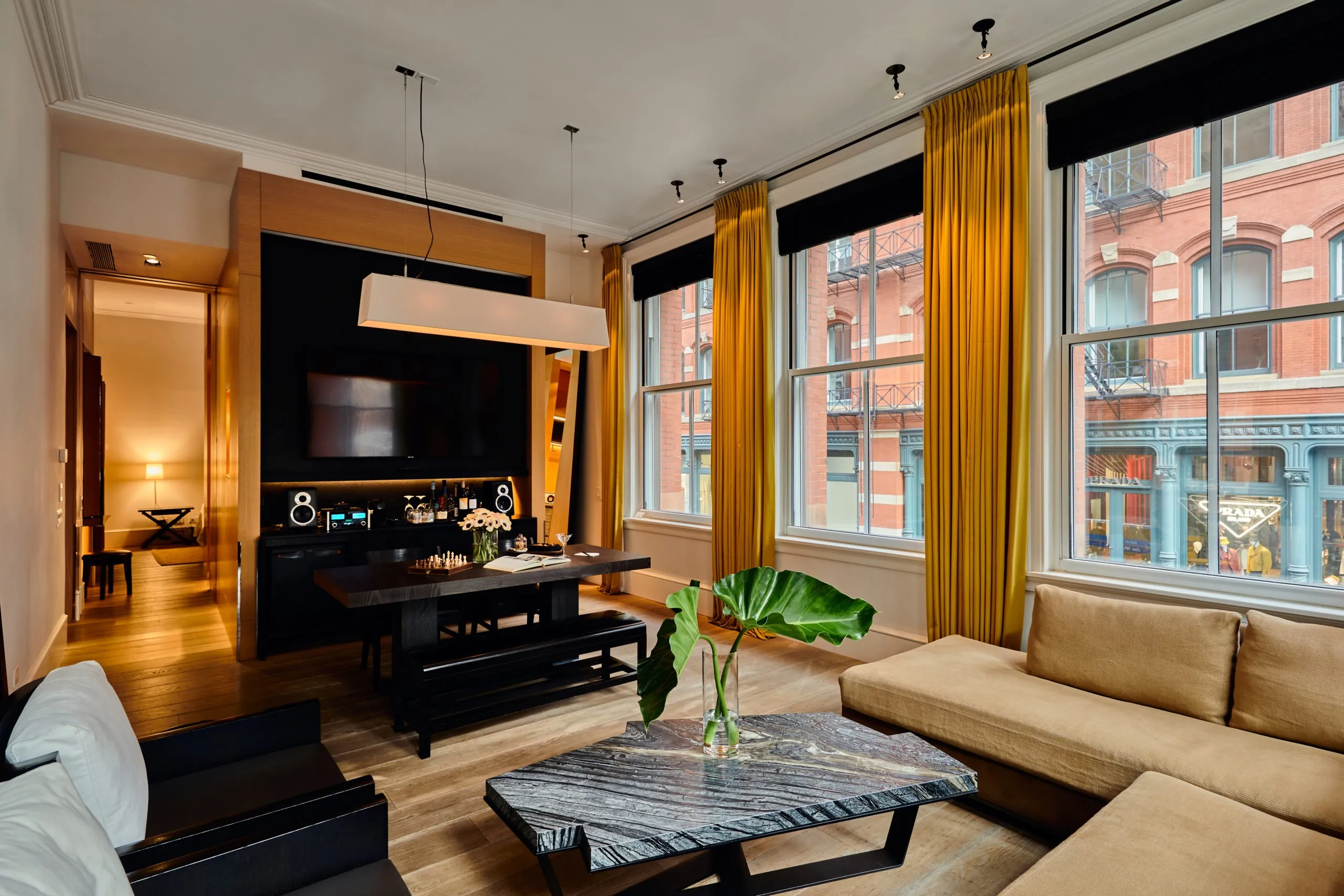 The Mercer, a boutique hotel in SoHo, in Manhattan, New York City.