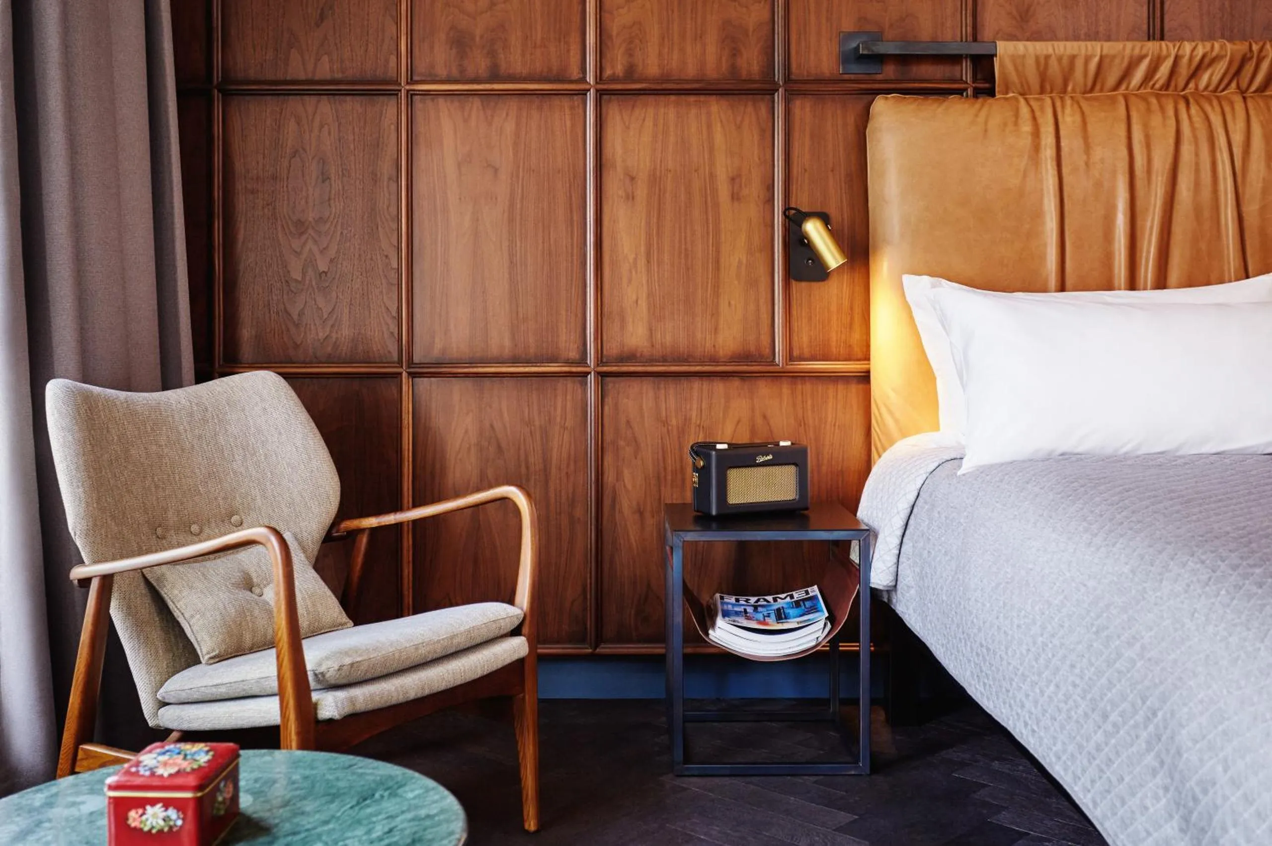 Bedroom at The Hoxton Amsterdam, Netherlands | Boutique Hotel