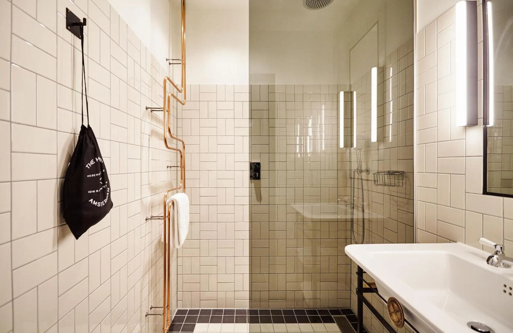 Bathroom at The Hoxton Amsterdam, Netherlands | Boutique Hotel