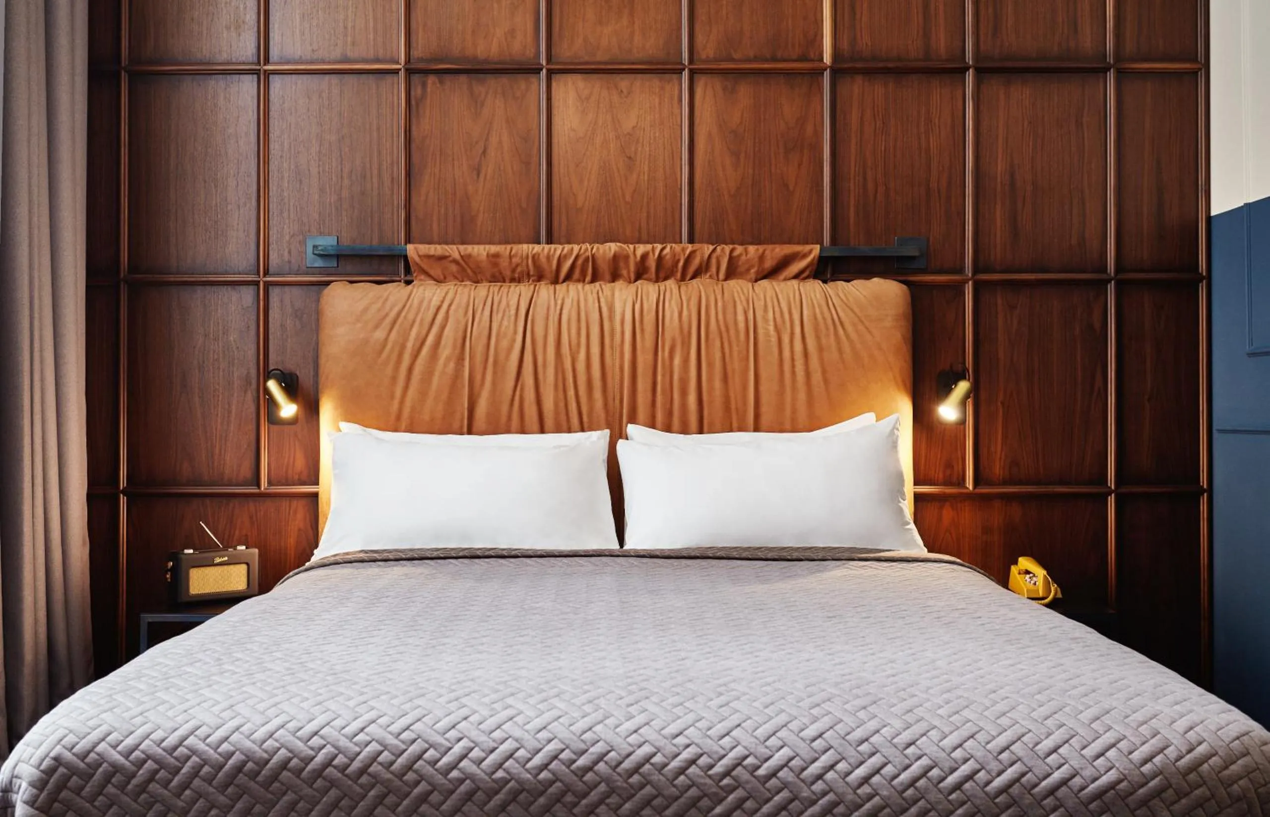 Bedroom at The Hoxton Amsterdam, Netherlands | Boutique Hotel