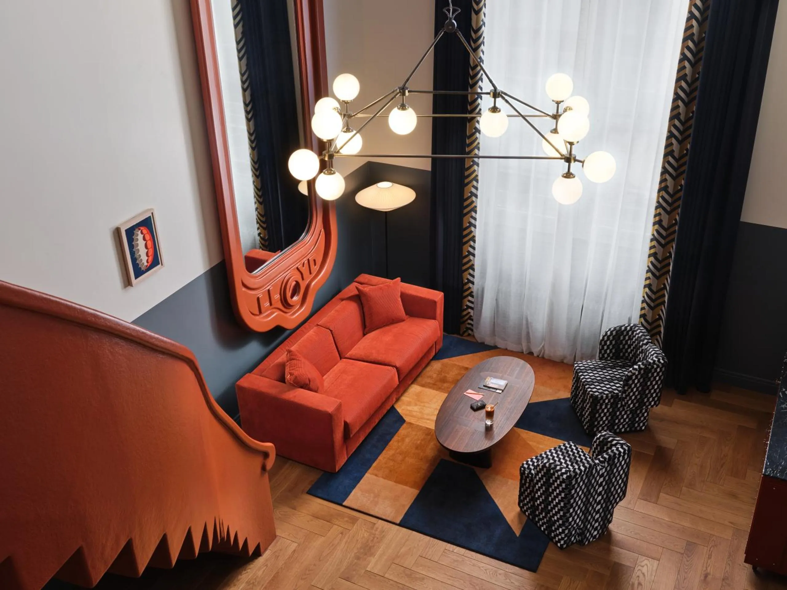 Bedroom at The Hoxton Lloyd Amsterdam, a design-led boutique hotel in the Eastern Docklands