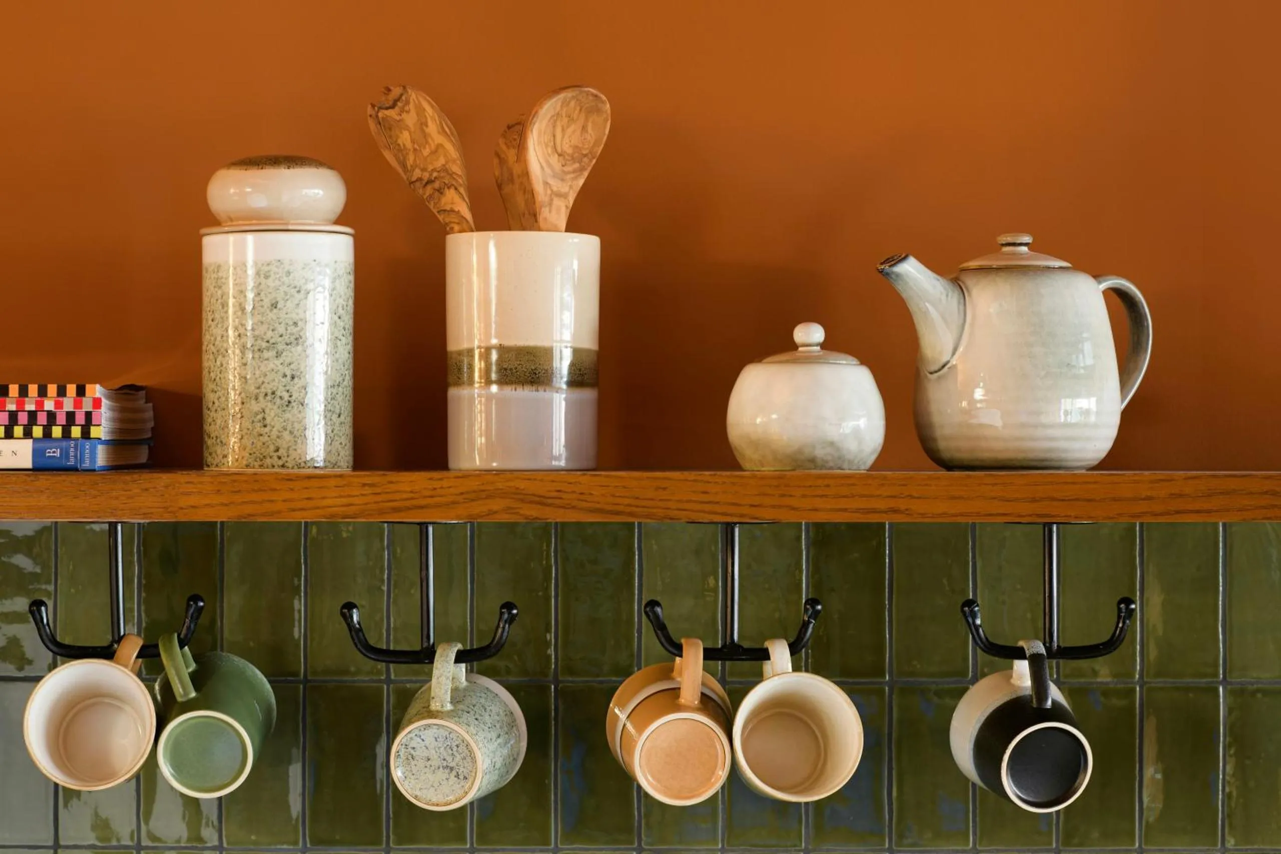 Breakfast counter at Jan Luyken Amsterdam, a boutique hotel set in three 19th-century townhouses in the Museum Quarter