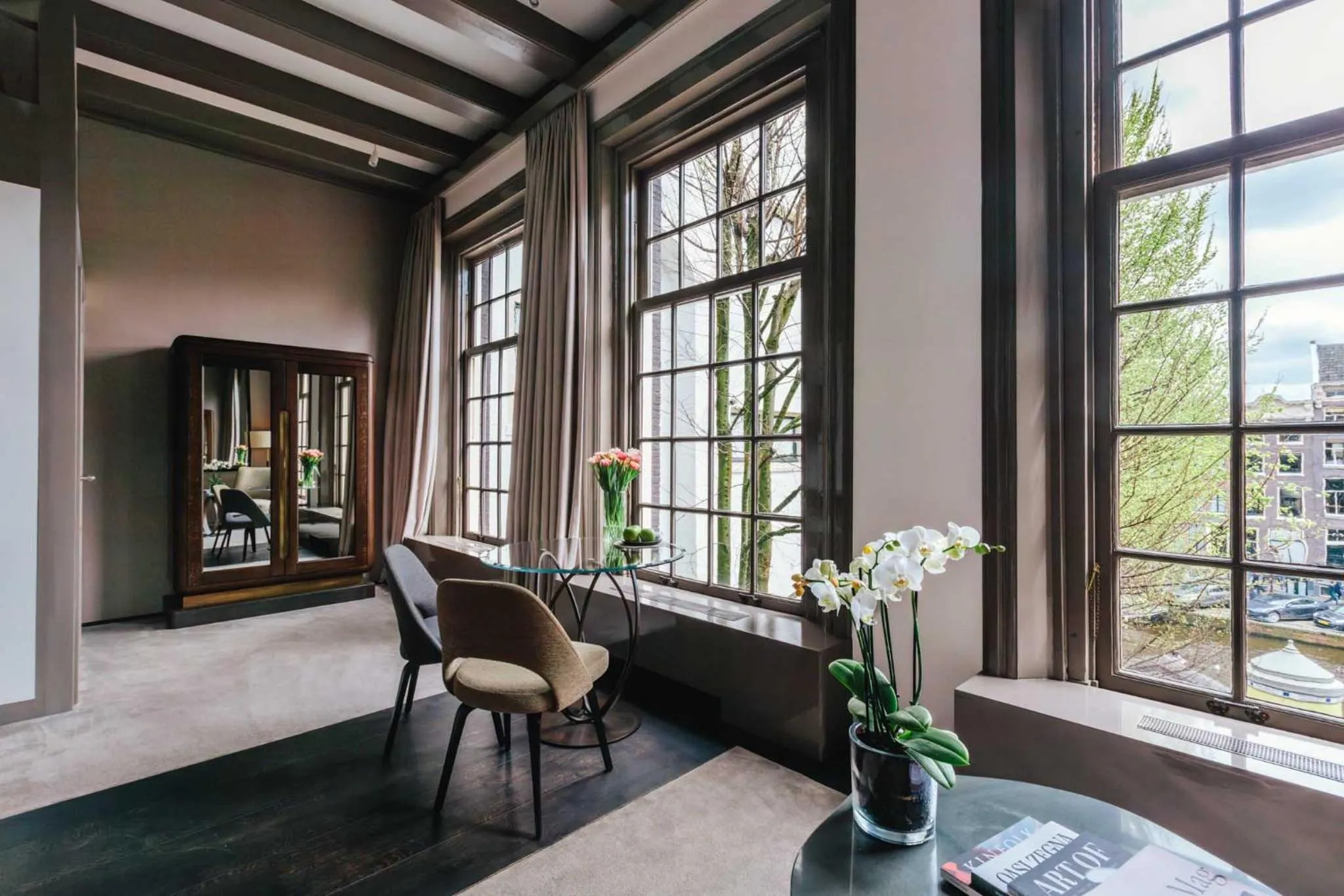 Bedroom at The Dylan Amsterdam, a design-led boutique hotel in the Nine Streets canal district