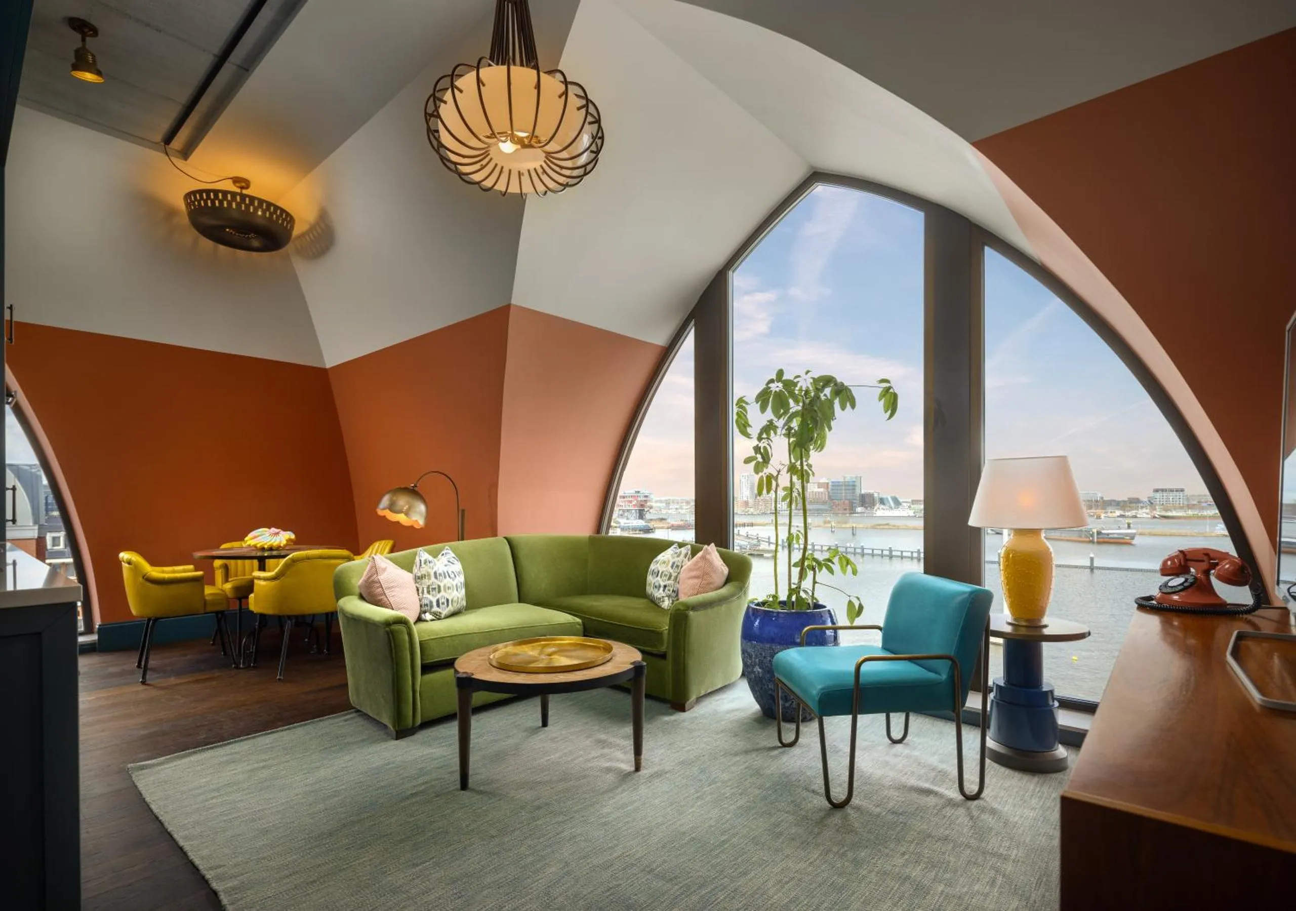 The July Boat & Co, a design-led aparthotel on the IJ-river in Amsterdam's Houthaven district