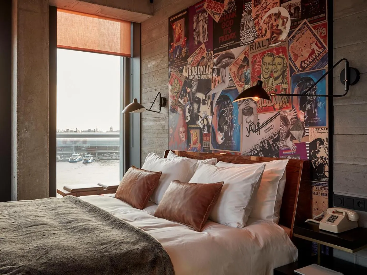 Sir Adam Hotel, a design-led boutique hotel in the A'DAM Toren overlooking the IJ-river