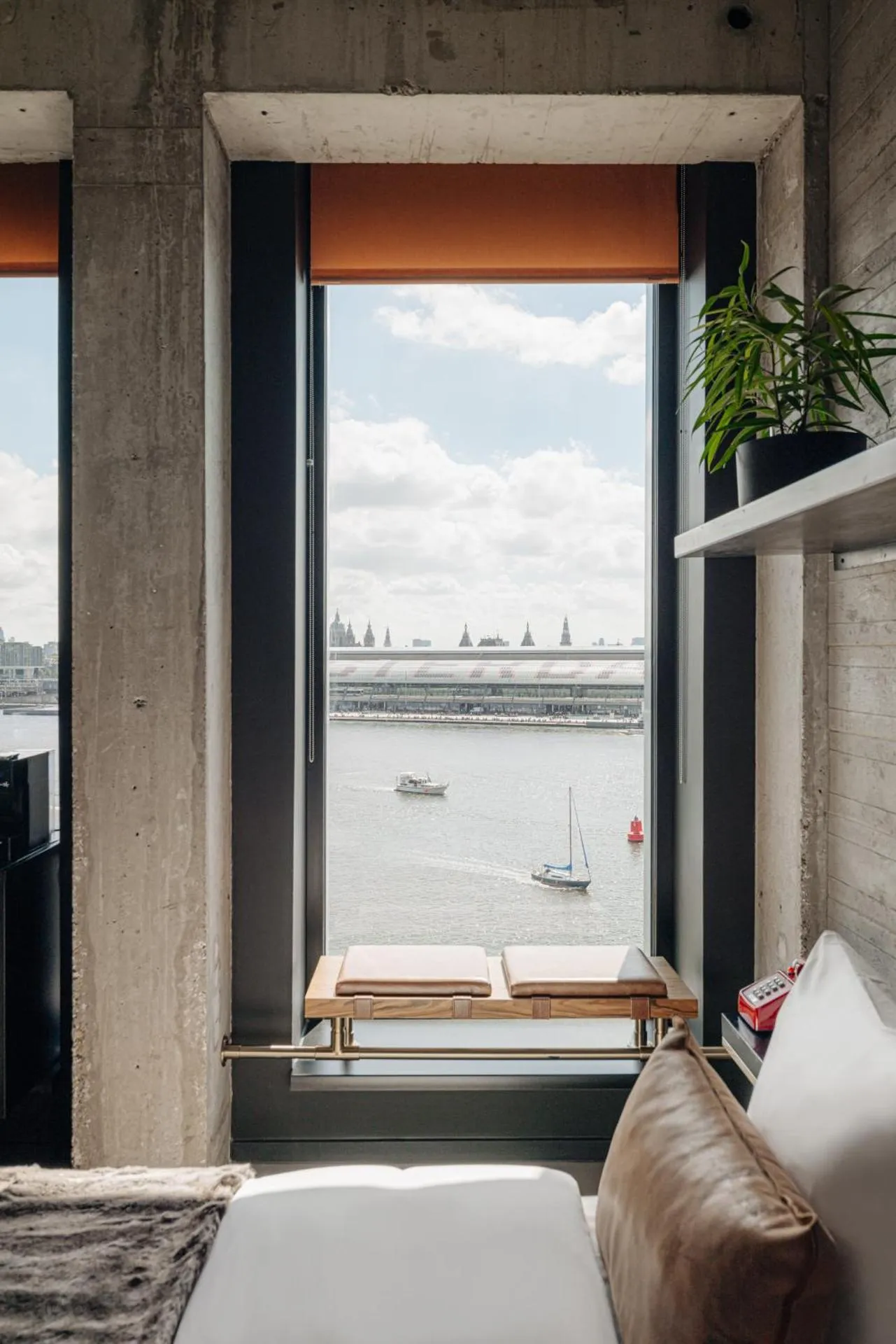 Sir Adam Hotel, a design-led boutique hotel in the A'DAM Toren overlooking the IJ-river