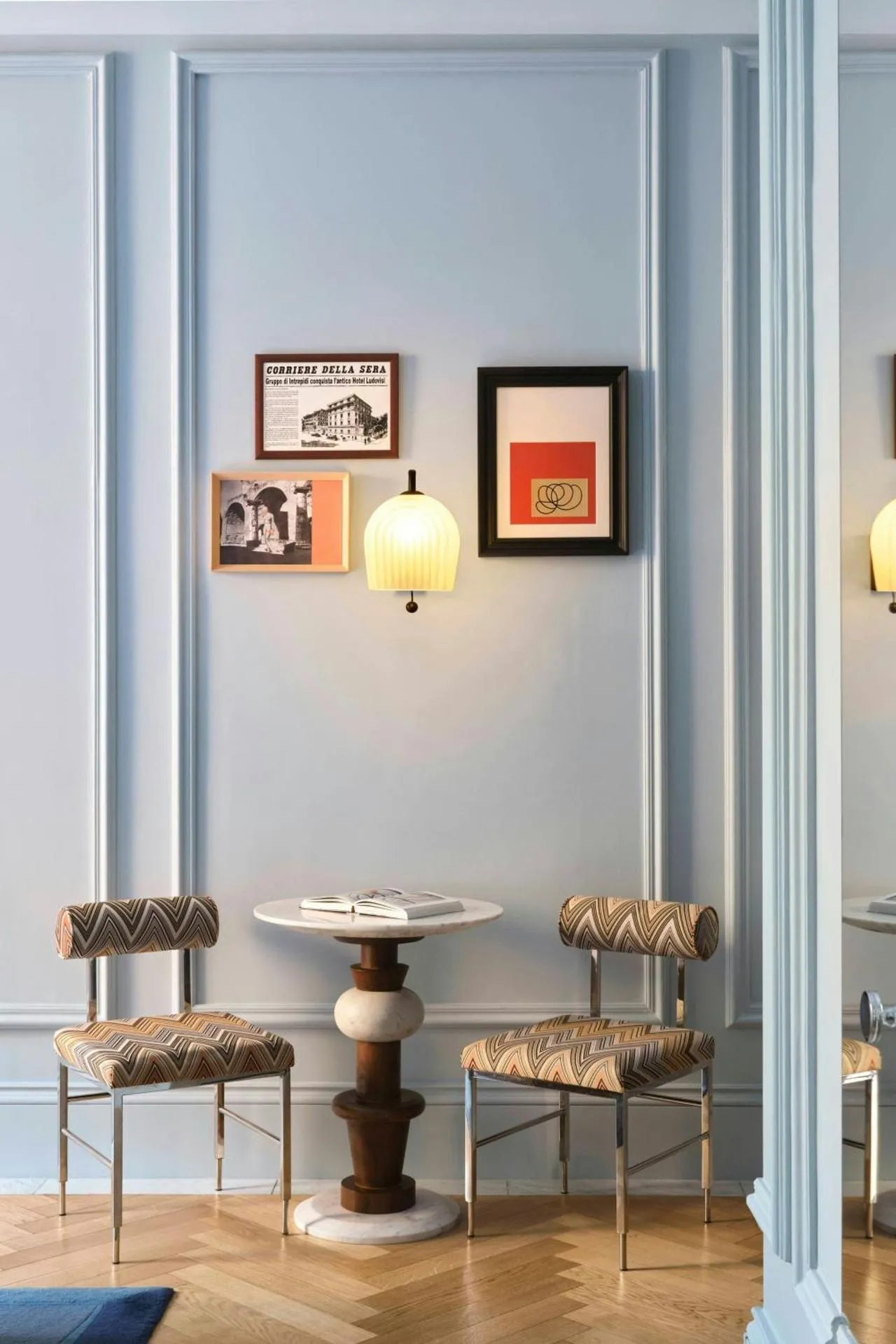 W Rome, a Meyer Davis-designed boutique hotel in two 19th-century palazzos near the Spanish Steps