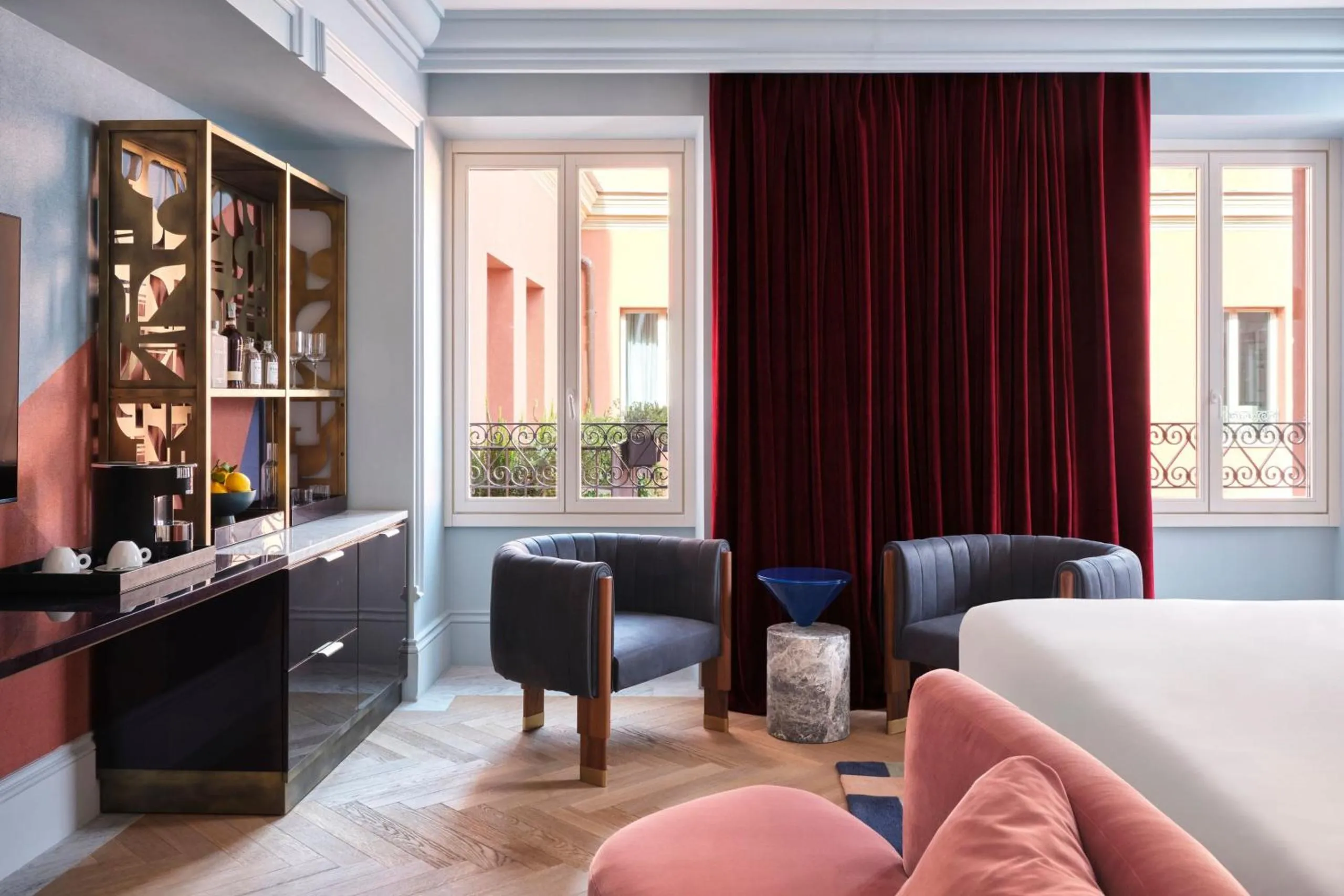 W Rome, a Meyer Davis-designed boutique hotel in two 19th-century palazzos near the Spanish Steps
