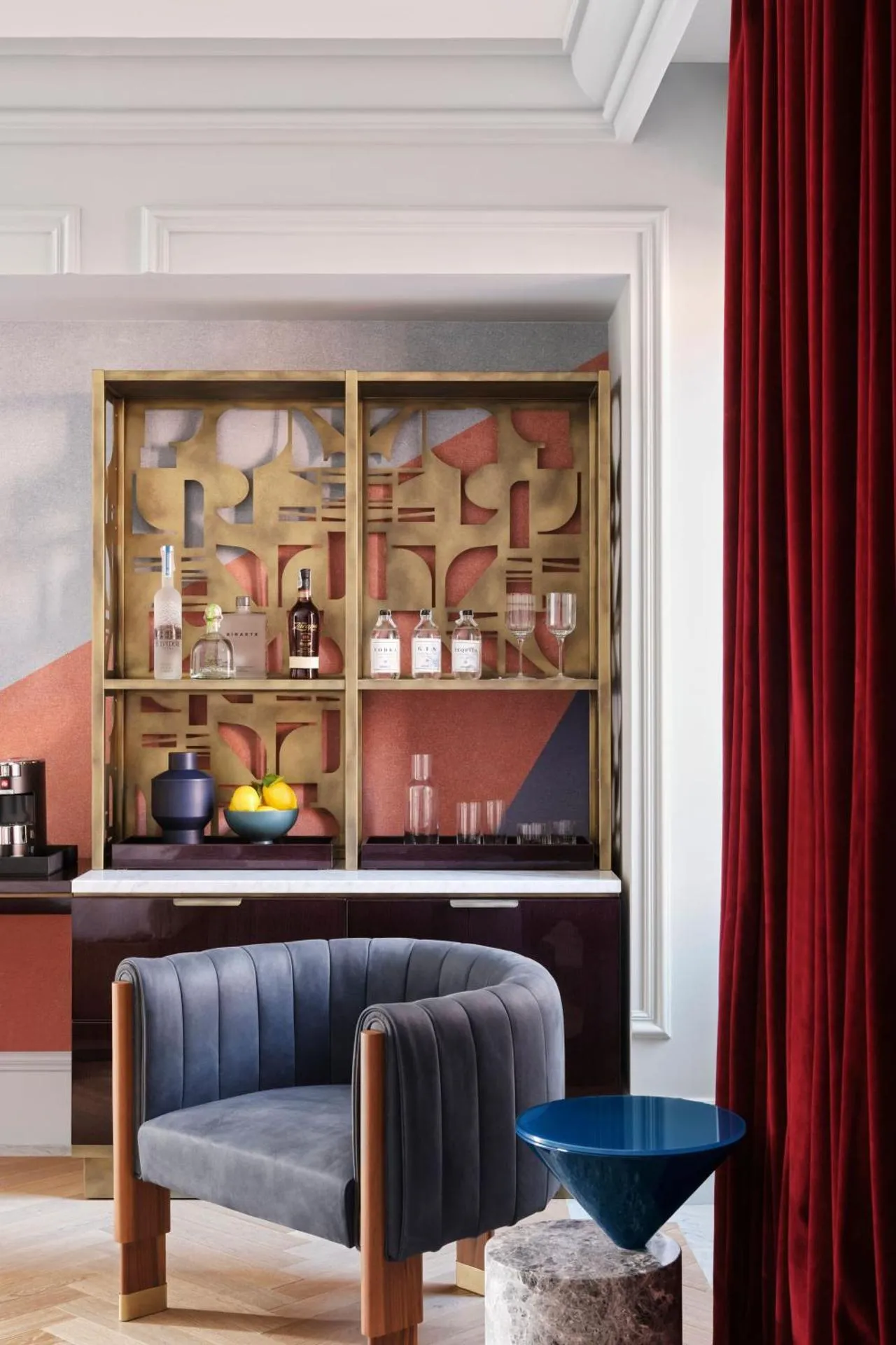 W Rome, a Meyer Davis-designed boutique hotel in two 19th-century palazzos near the Spanish Steps