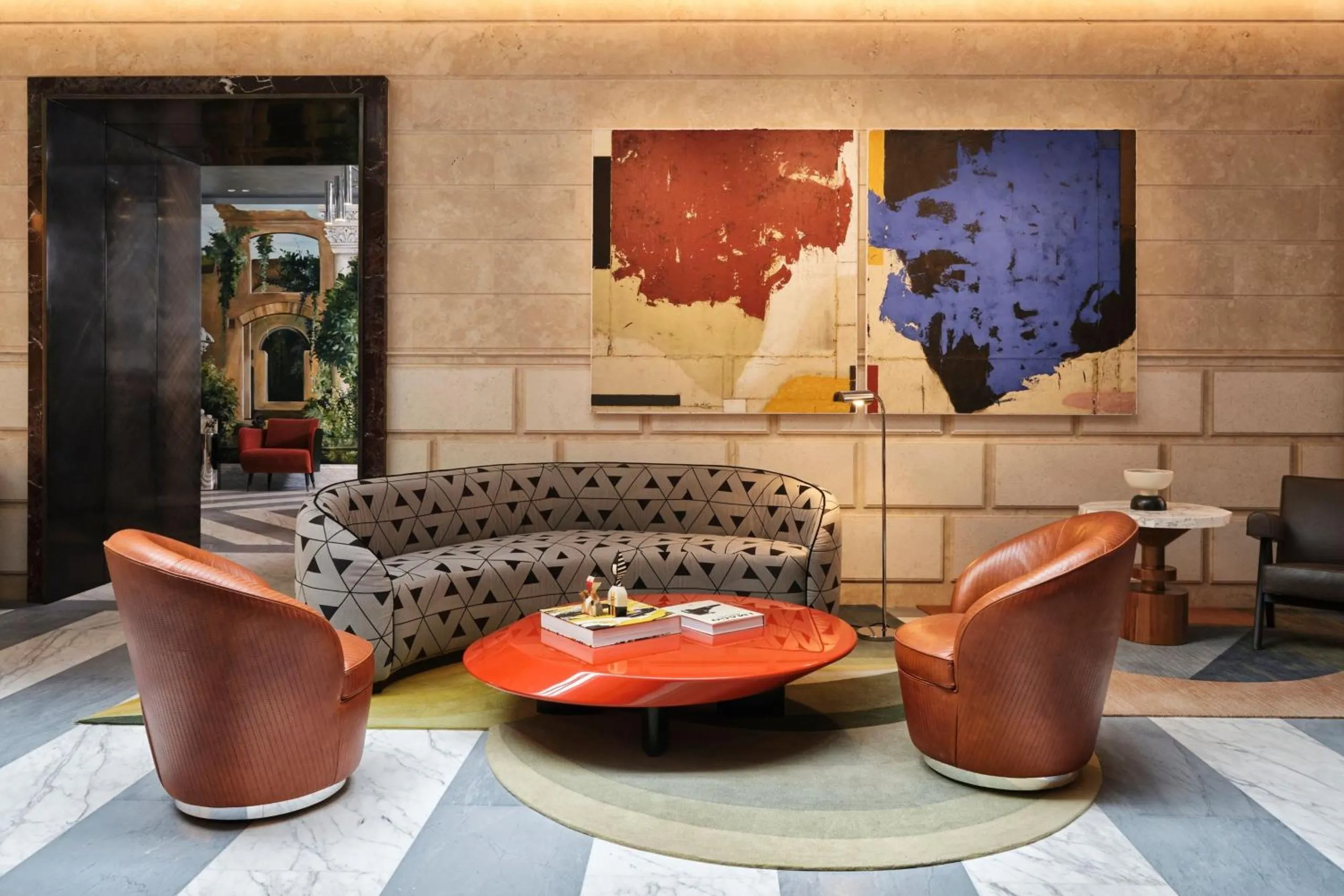 W Rome, a Meyer Davis-designed boutique hotel in two 19th-century palazzos near the Spanish Steps