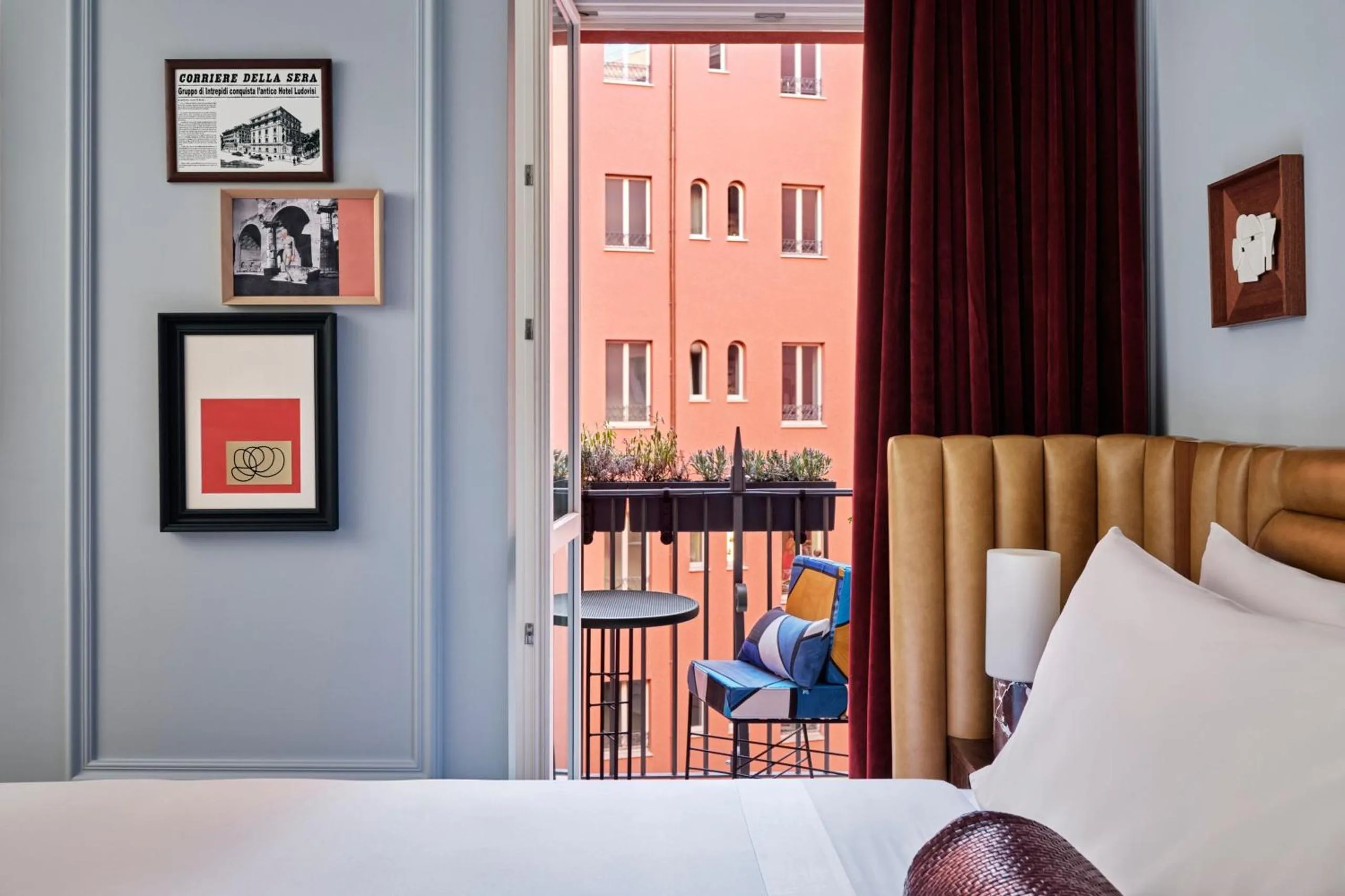 W Rome, a Meyer Davis-designed boutique hotel in two 19th-century palazzos near the Spanish Steps