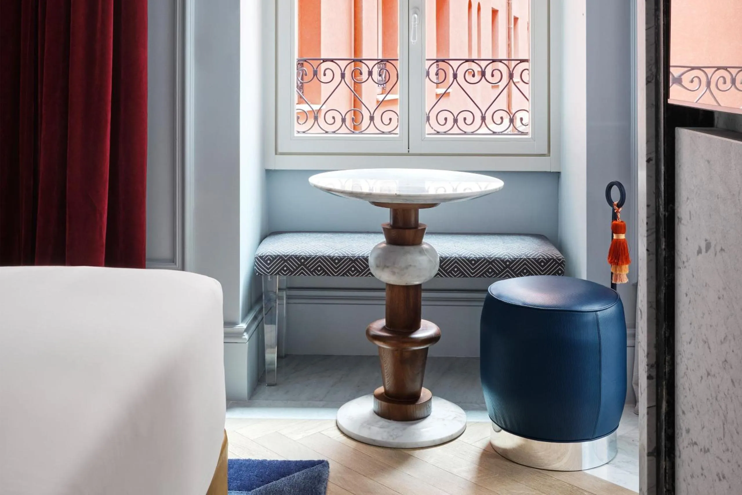 W Rome, a Meyer Davis-designed boutique hotel in two 19th-century palazzos near the Spanish Steps