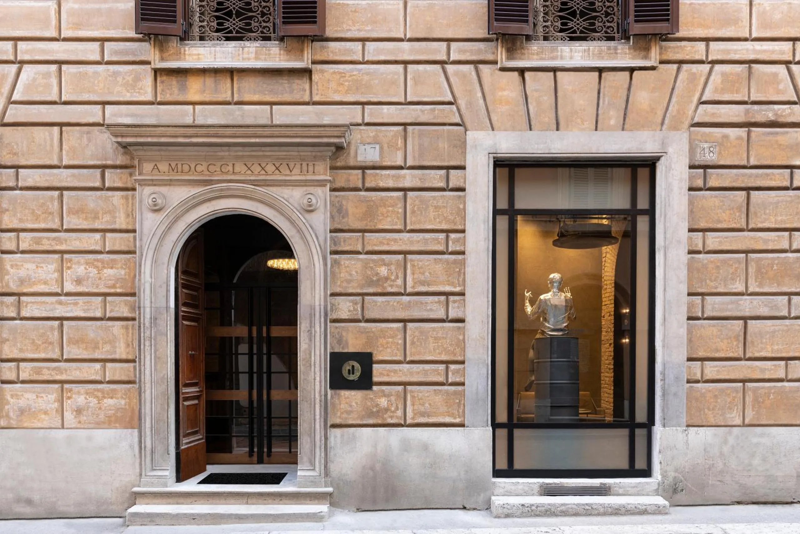 Chapter Roma, a design-led boutique hotel in an 1880 building in the Regola district