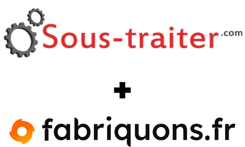 logos sous-traiter.com et Fabriquons.fr