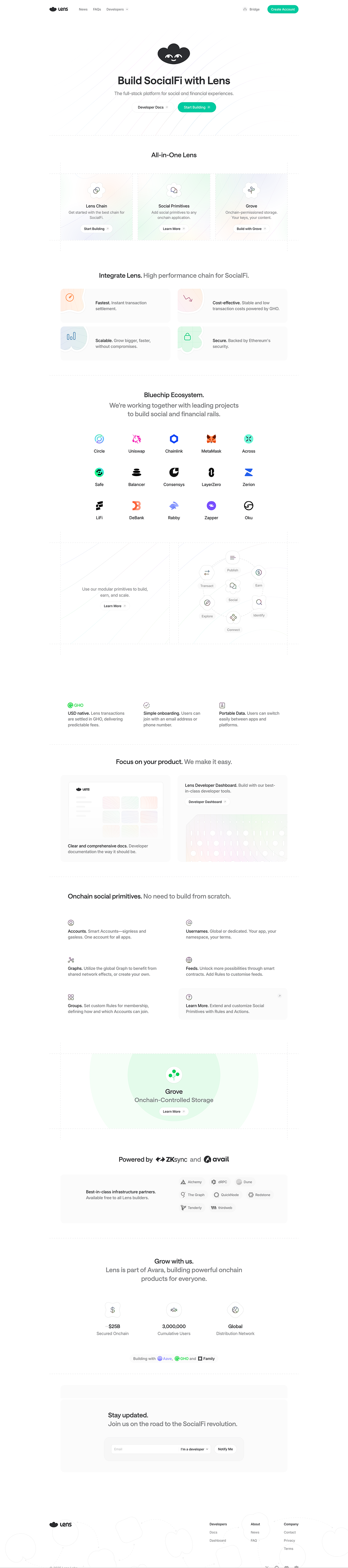 The full-stack platform for social and financial experiences. 