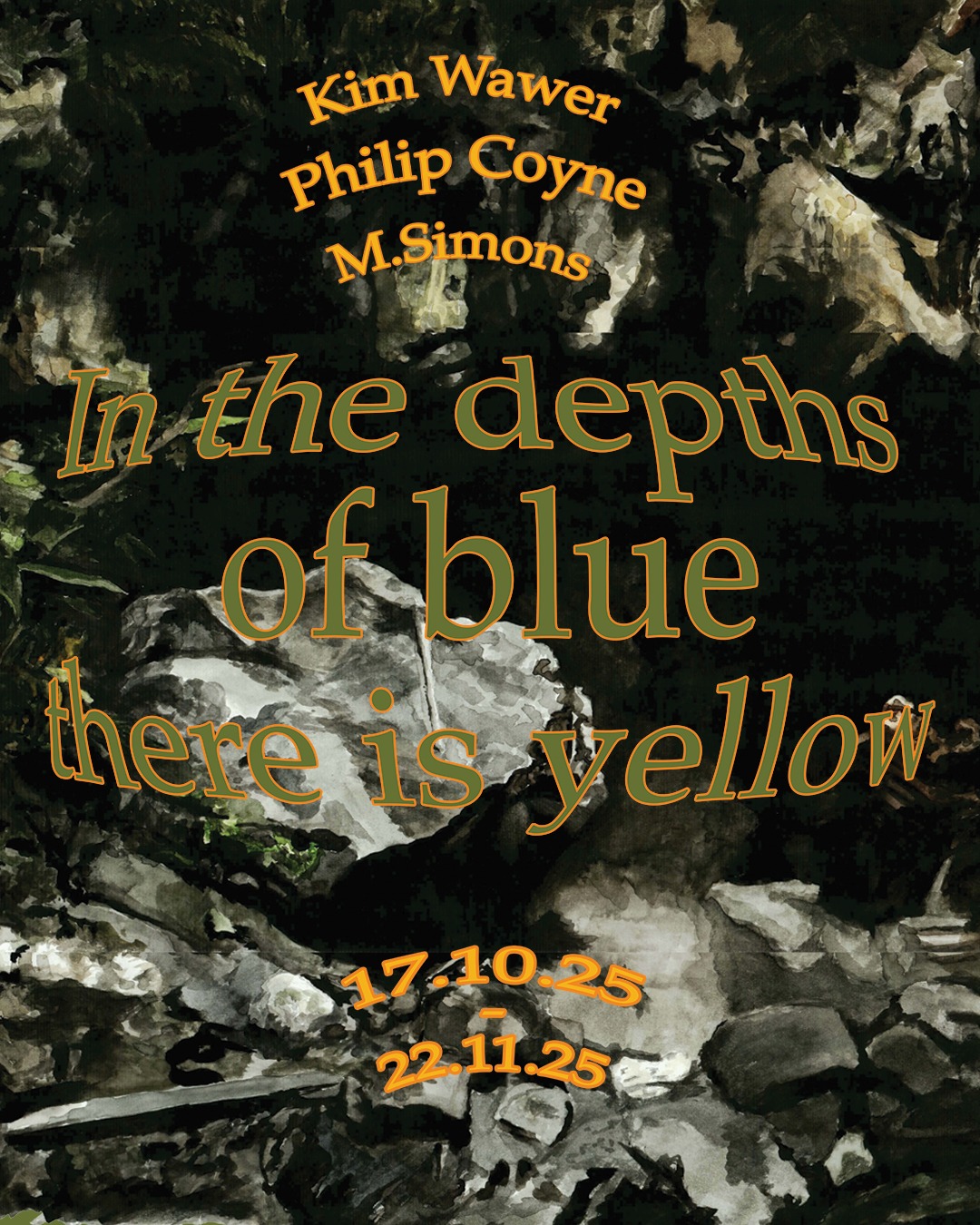 in the depths of blue there is yellow