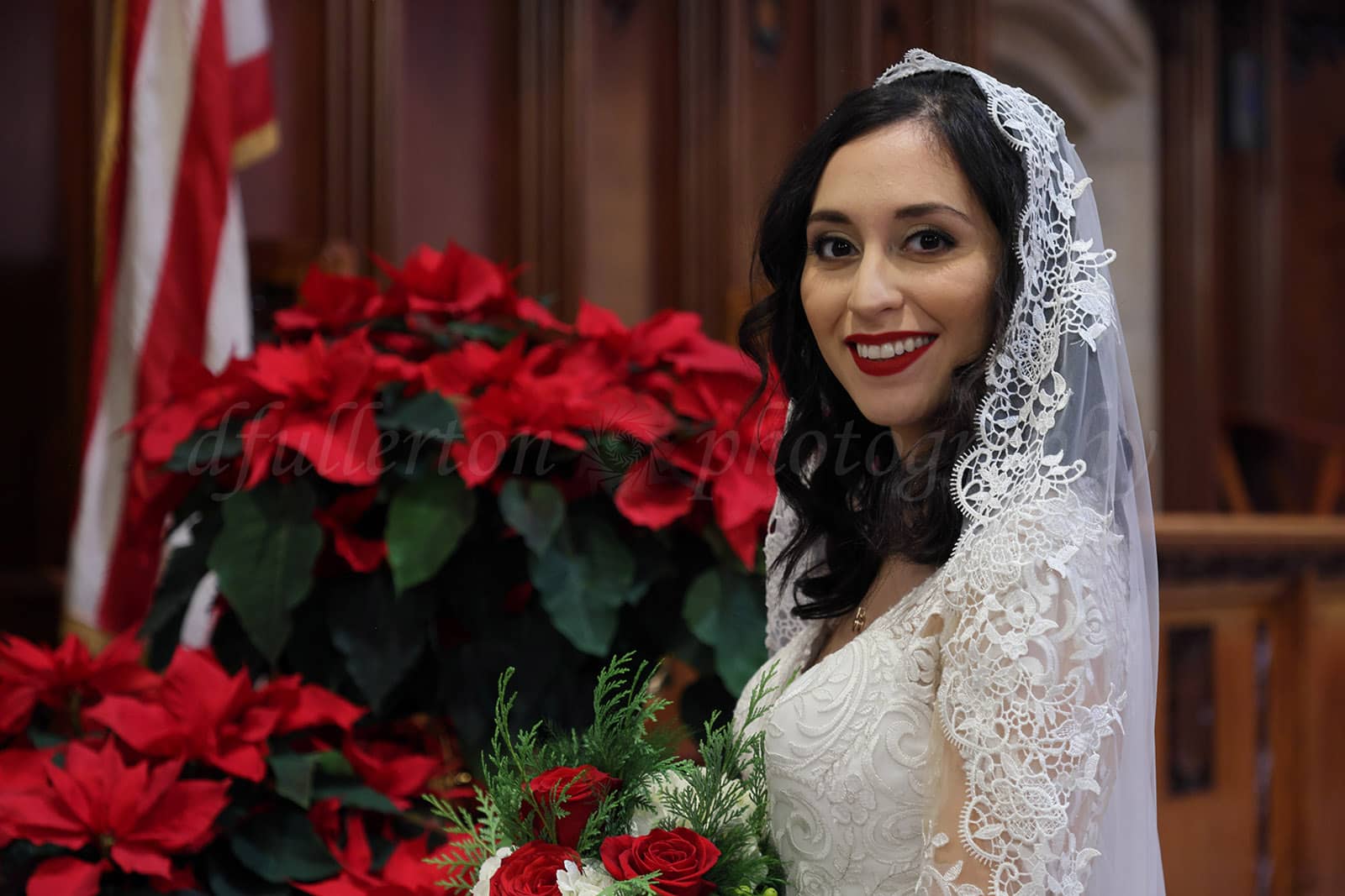 Traditional church photography for weddings by Fullerton Photography in downtown Detroit.