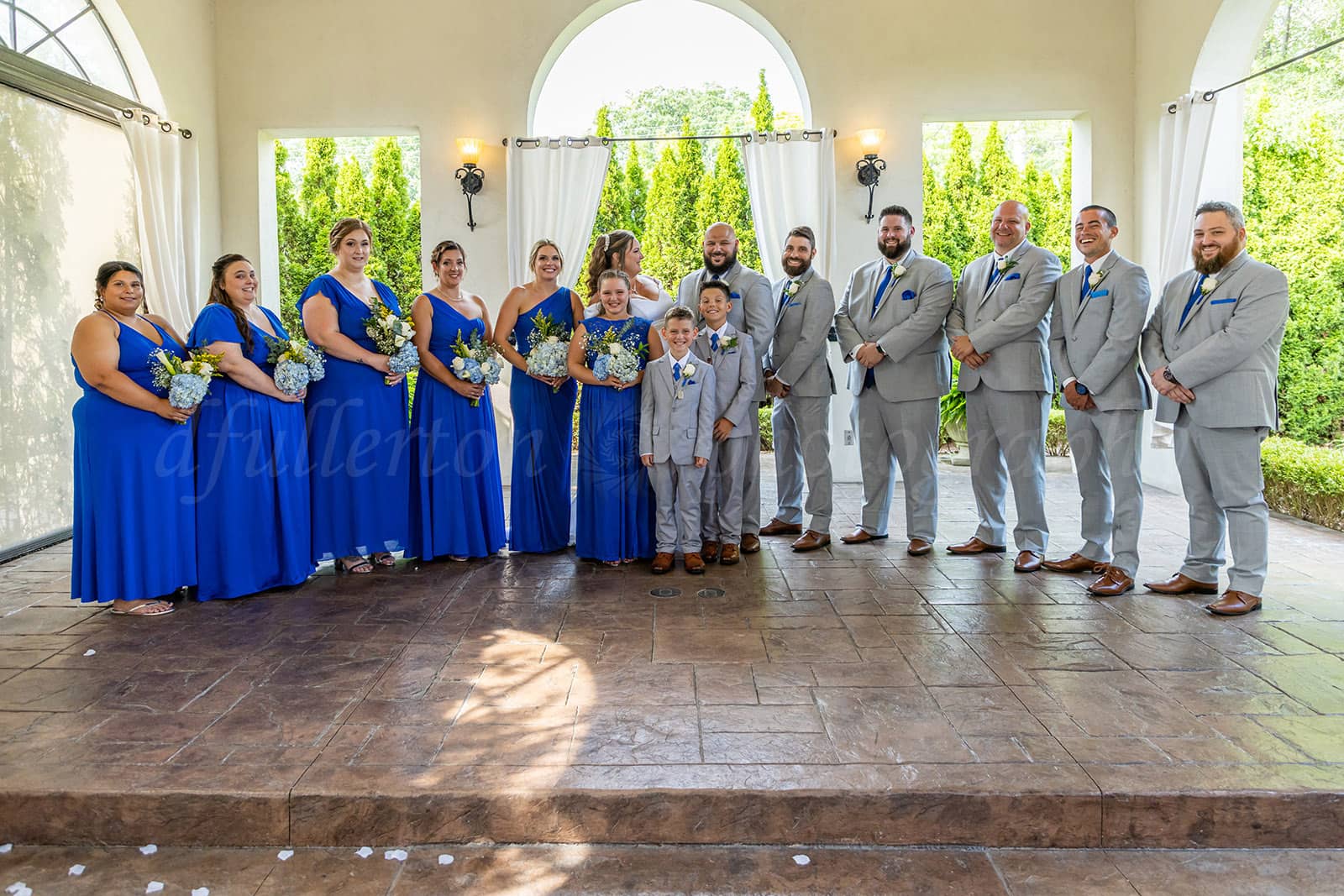 Banquet Center wedding photography at Crystal Gardens, Howell, MI by Fullerton Photography