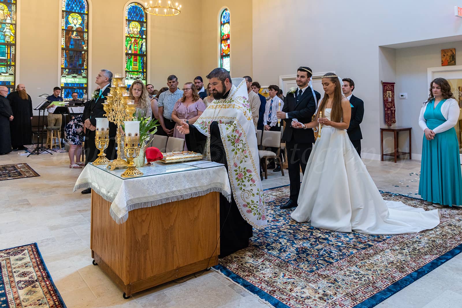 Byzantine and Greek Orthodox Wedding Photography by Fullerton Photography.