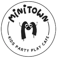 Icon of two stylized toucans facing each other inside a black circle.