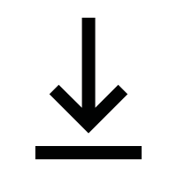 Black downward arrow icon.