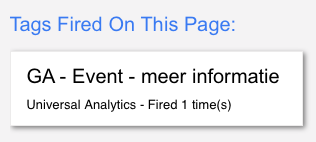 Google Tag Manager Event