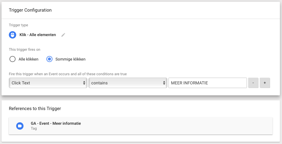 Google Tag Manager-Trigger-Tag