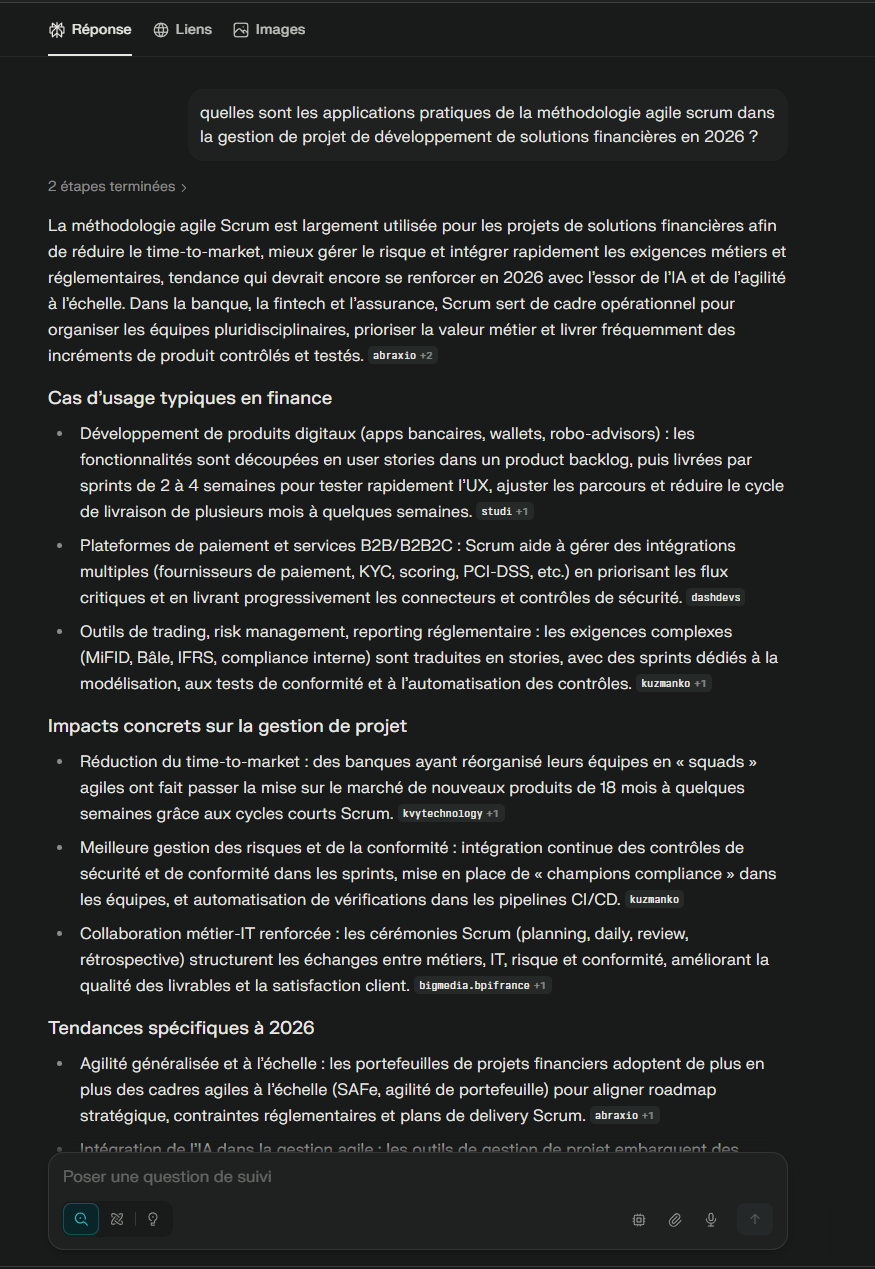 question posée sur perplexity