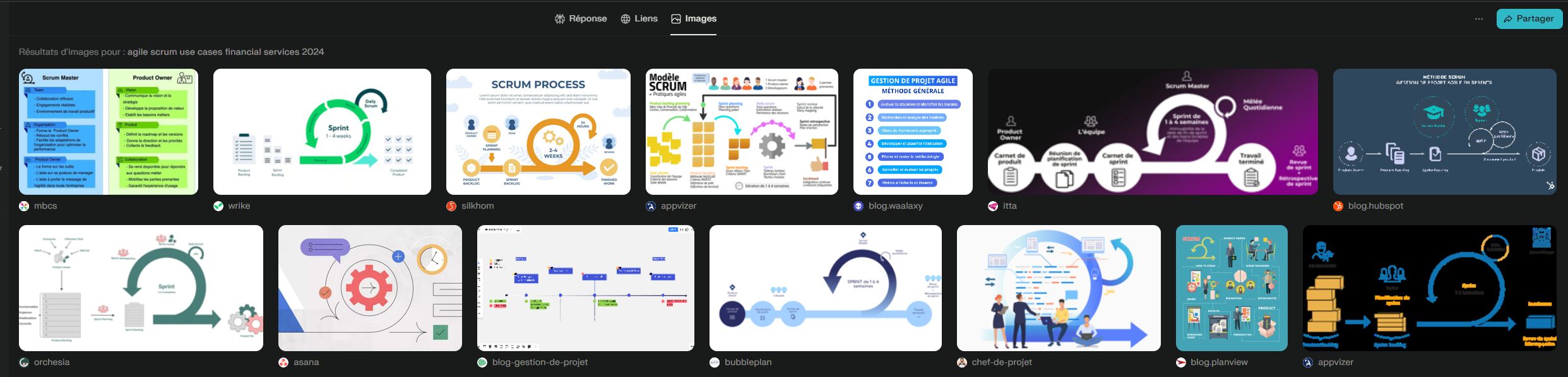 perplexity AI propose des images