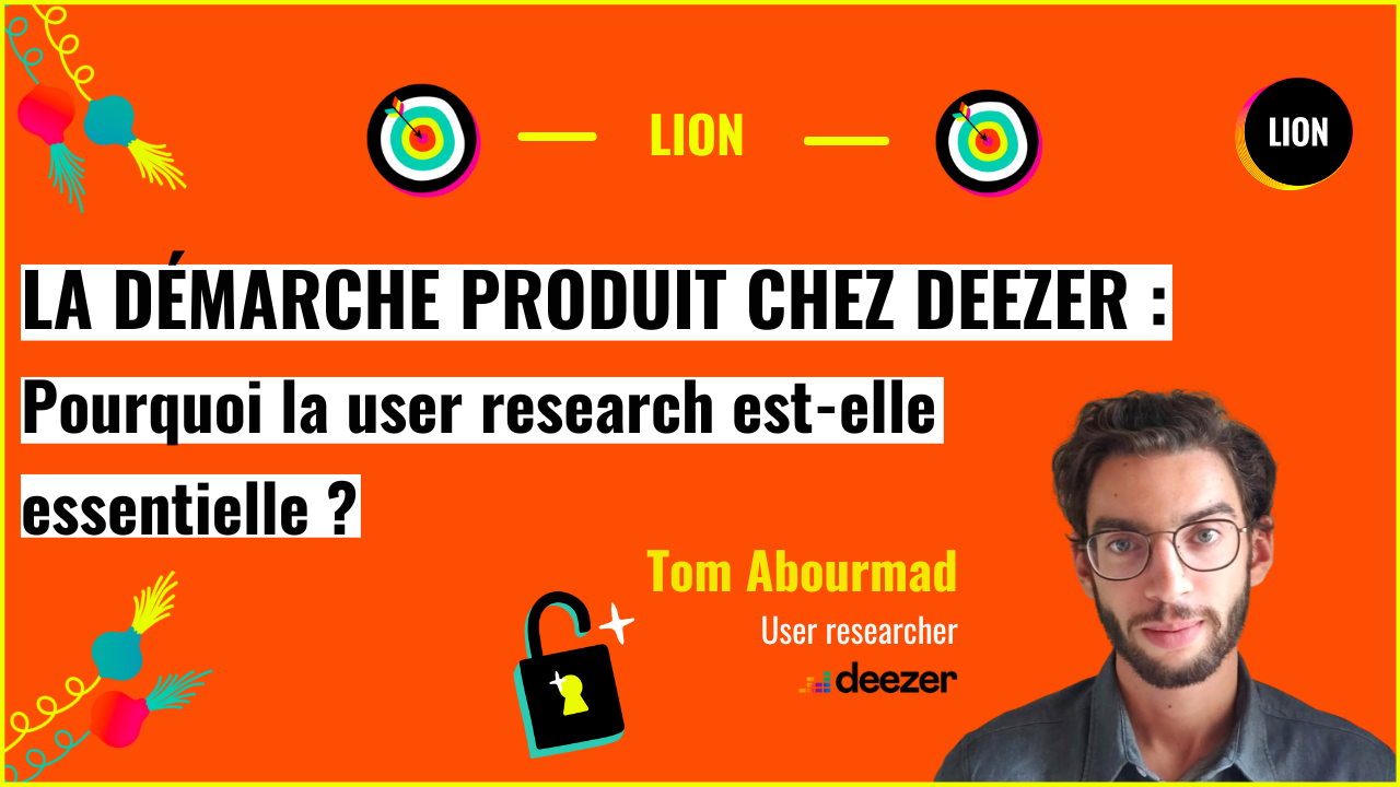 Fond orange, cadre jaune, titre surligné en blanc, titre écrit en noir. En bas à droite une photo d'un homme avec des lunettes