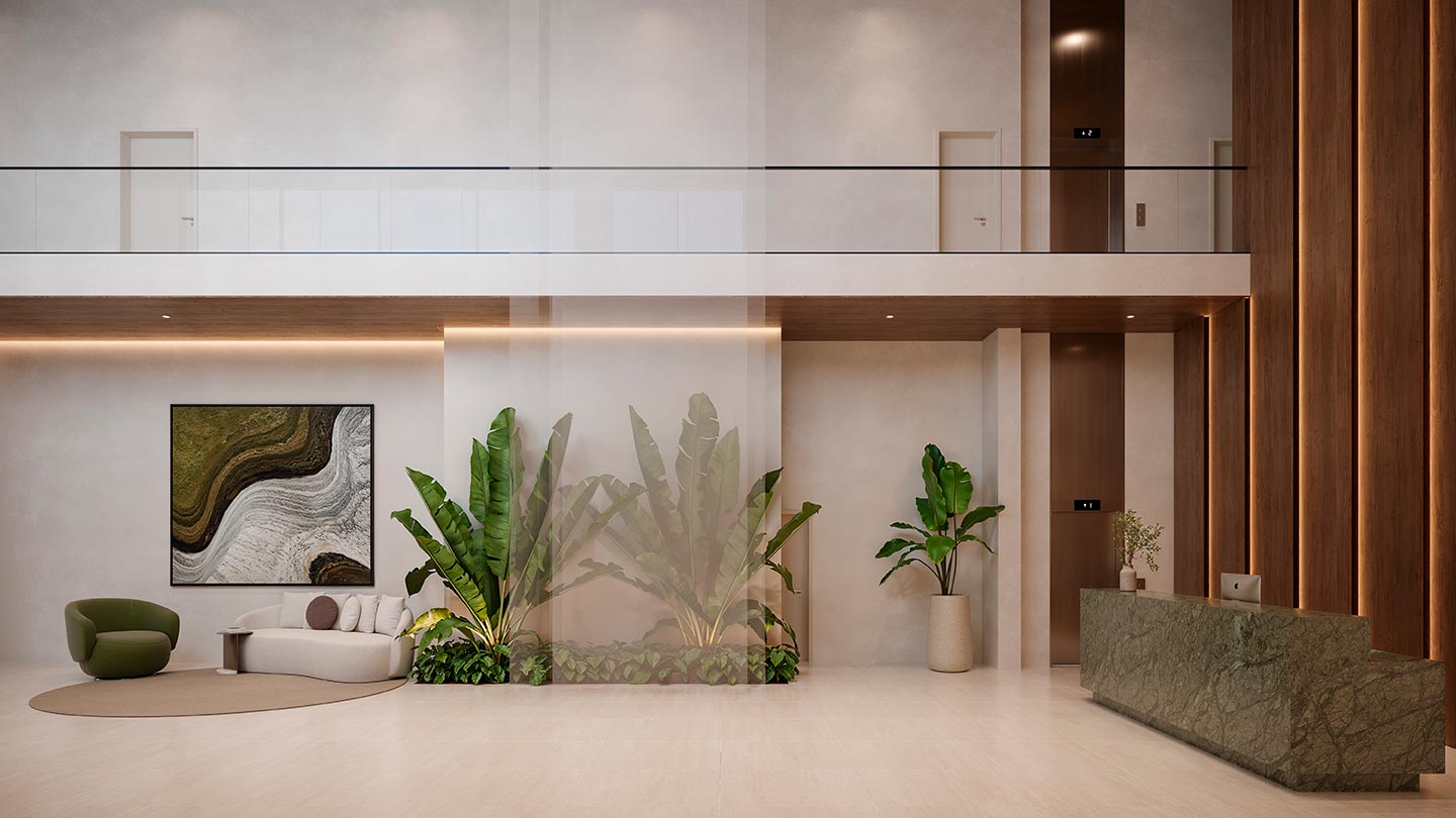 Hall - Perspectiva ilustrada