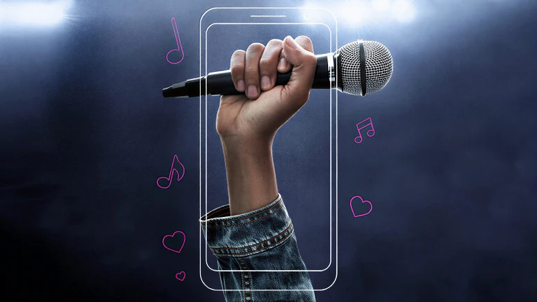 Amazon Music “The Stage is Yours” campaign key visual