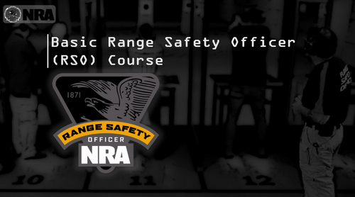 Basic range safety officer (RSO) Course NRA badge
