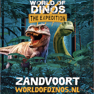 Grote Dino tentoonstelling in Zandvoort