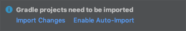 IntelliJ's auto-import prompt