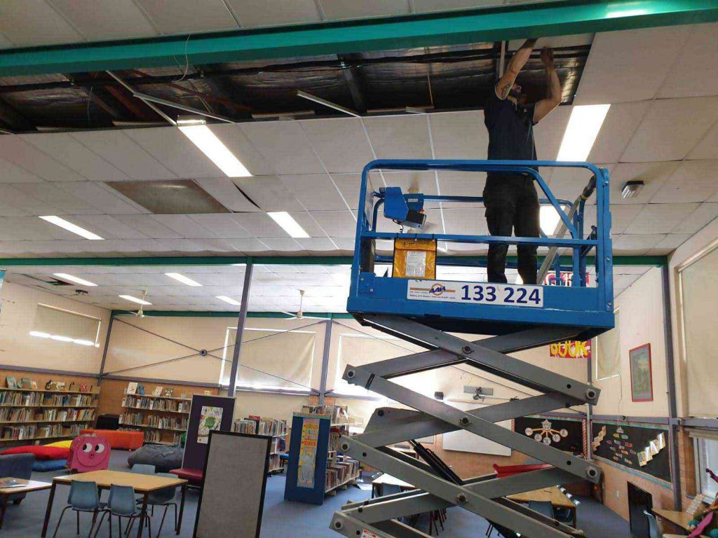 Airomania technician at work
