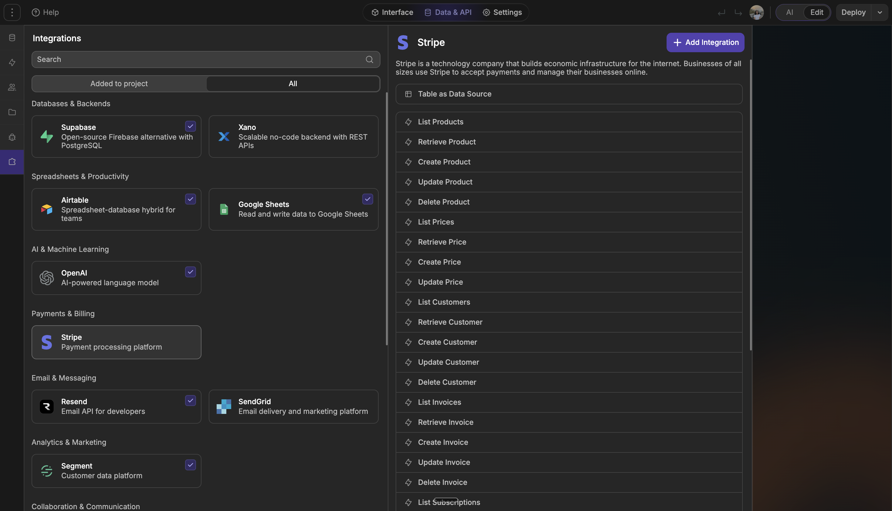 Build web-apps with WeWeb AI