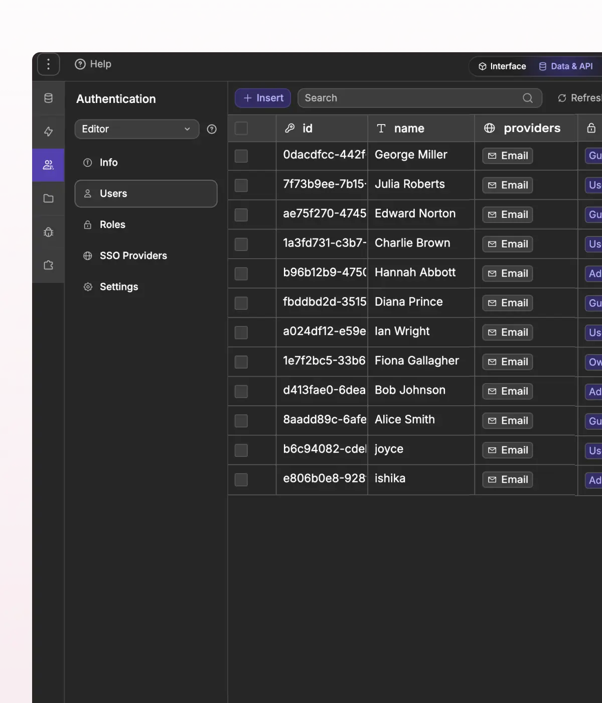 WeWeb Authentication