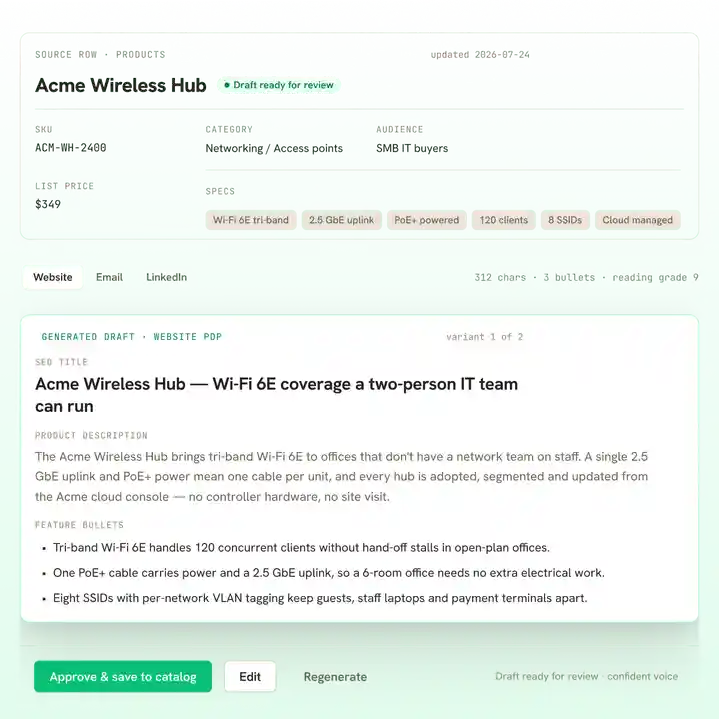 Visually design frontend in WeWeb