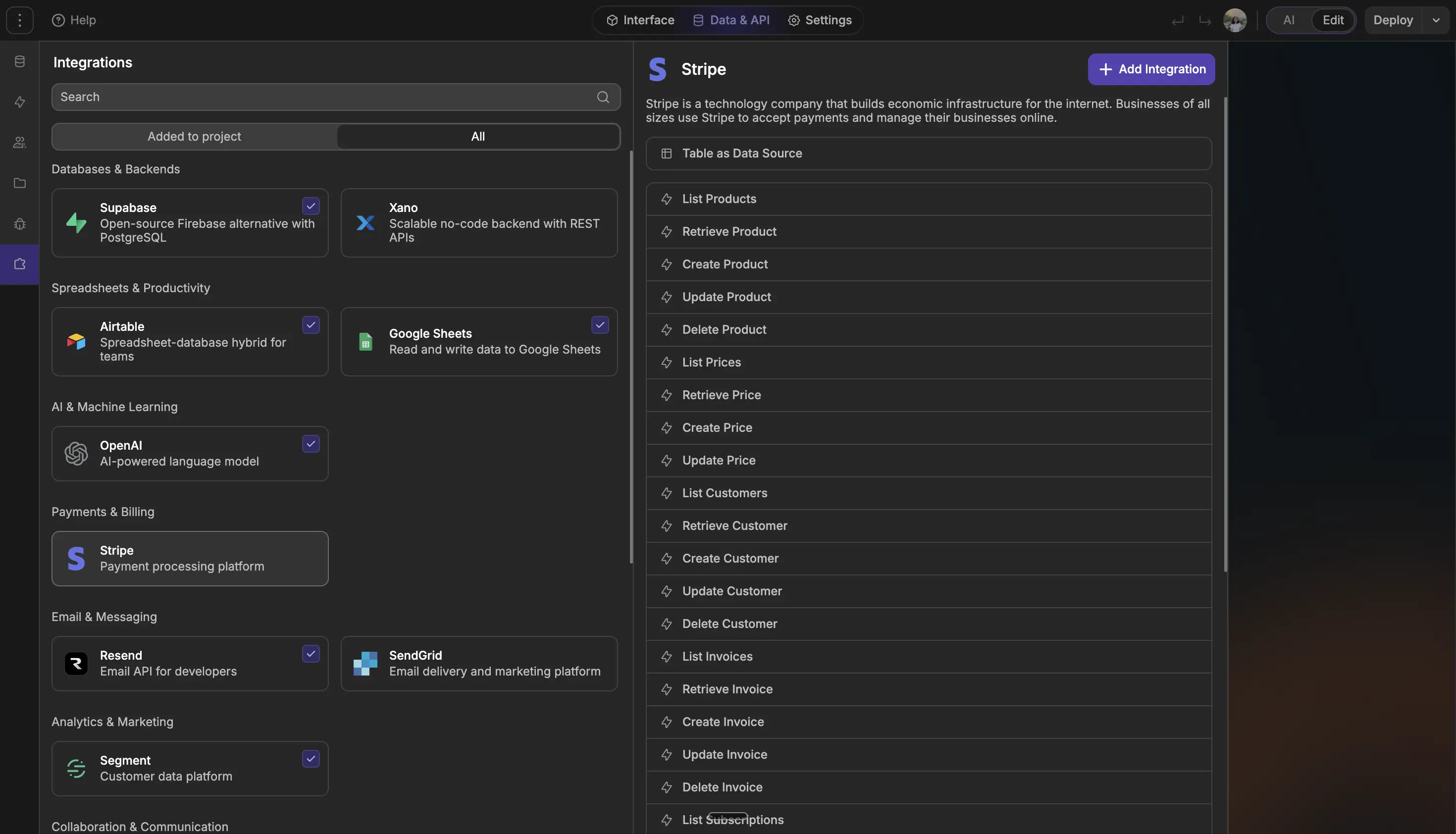 Build web-apps with WeWeb AI