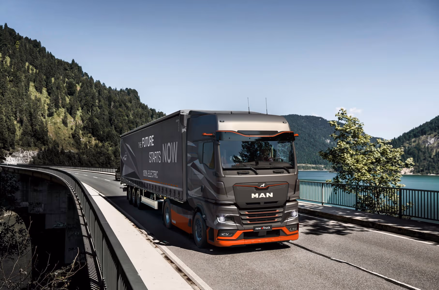 Wallpaper of a MAN truck