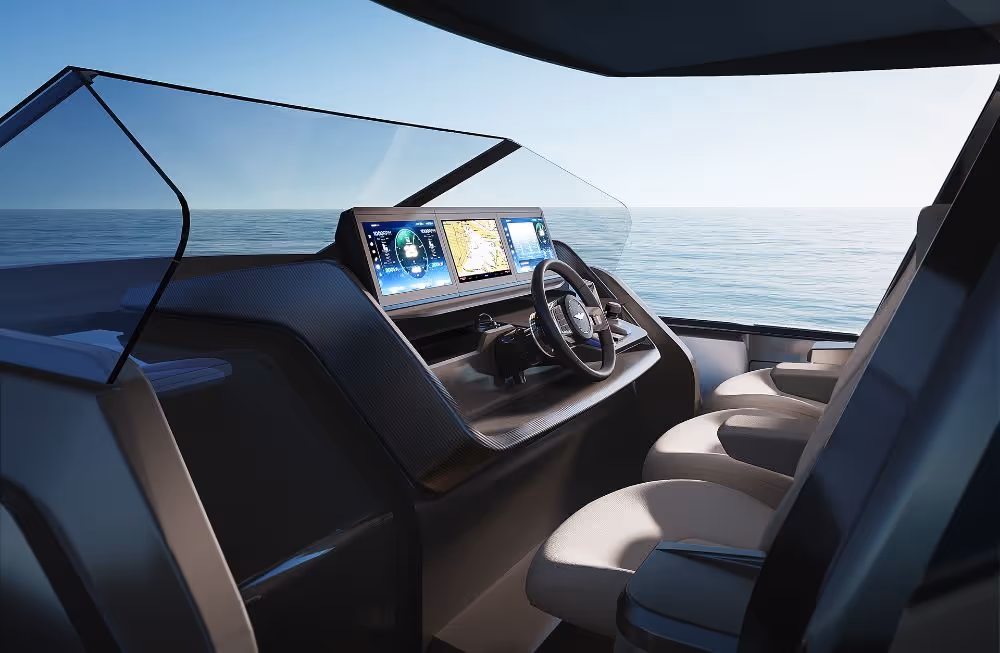 A yacht user interface