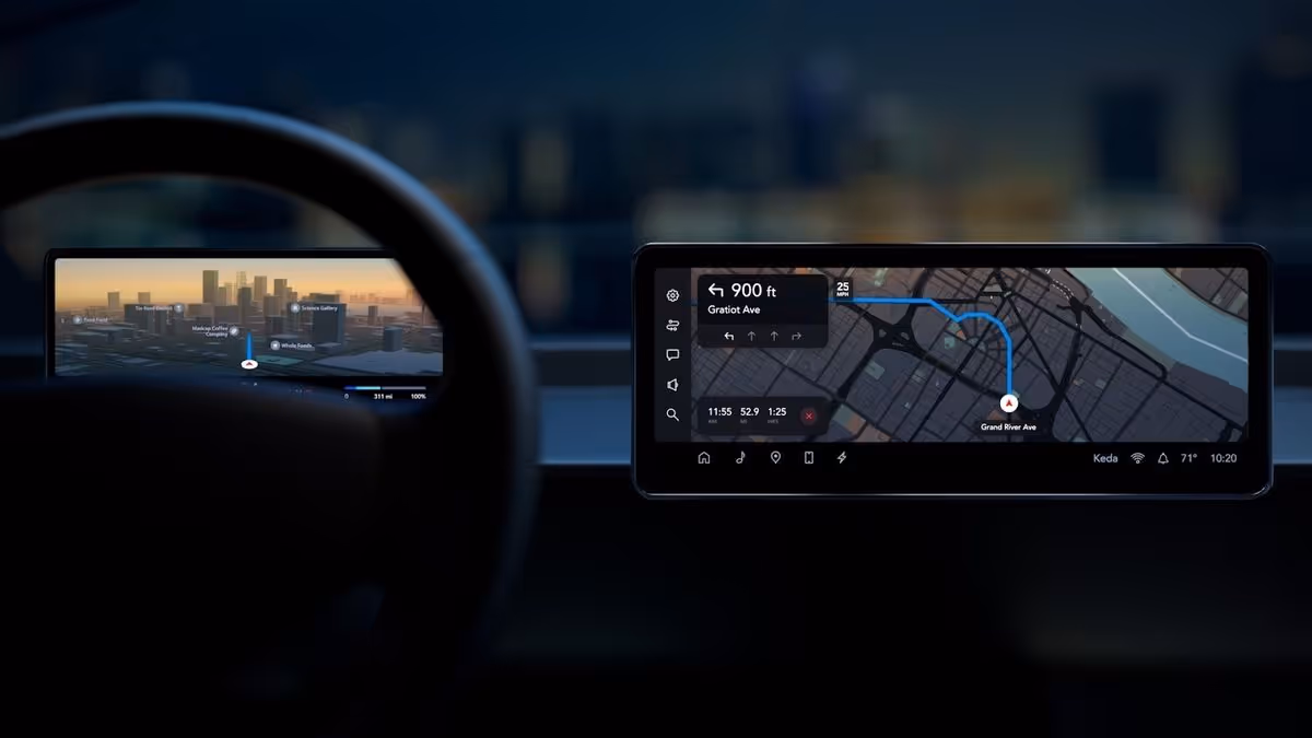 A car user interface