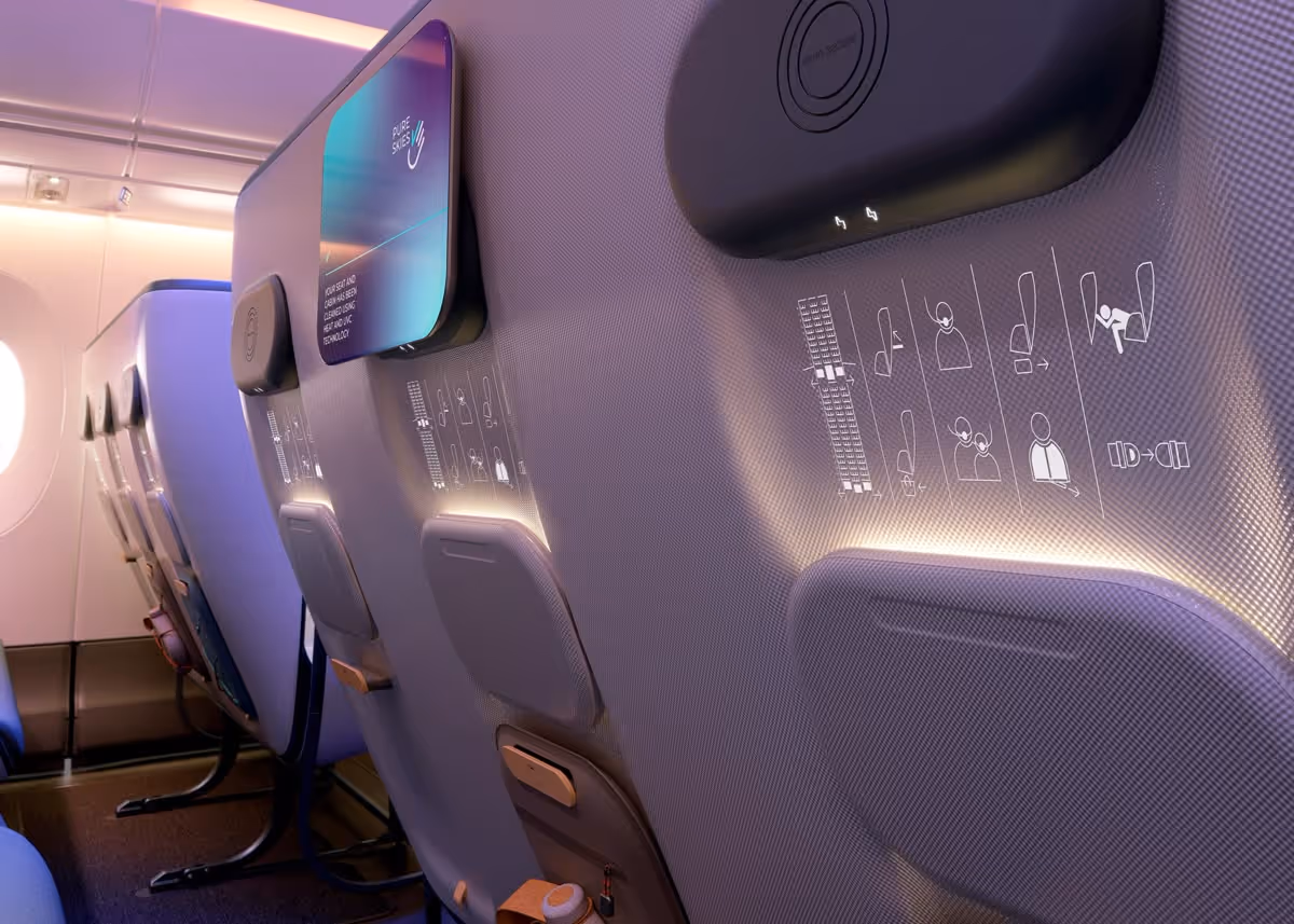 An airplane user interface